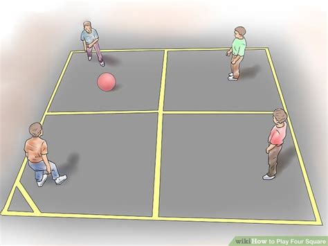 How to Play Four Square: 15 Steps (with Pictures).